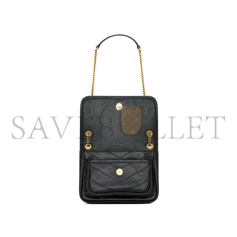 YSL NIKI BABY IN VINTAGE LEATHER 6331850EN071000 (21*16*7.5cm)